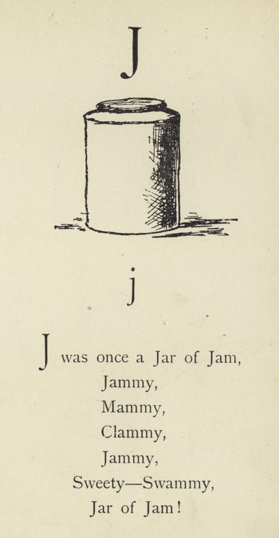 The letter J  by Edward Lear